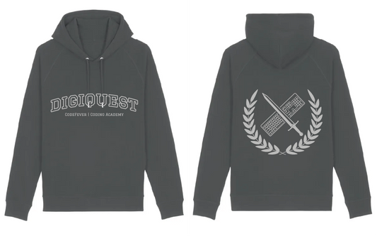 Hoodie - DigiQuest (antraciet)