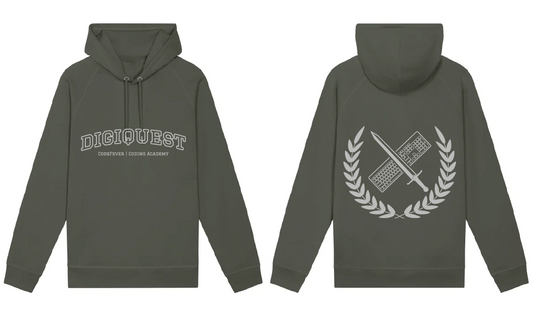 Hoodie - DigiQuest (kaki)
