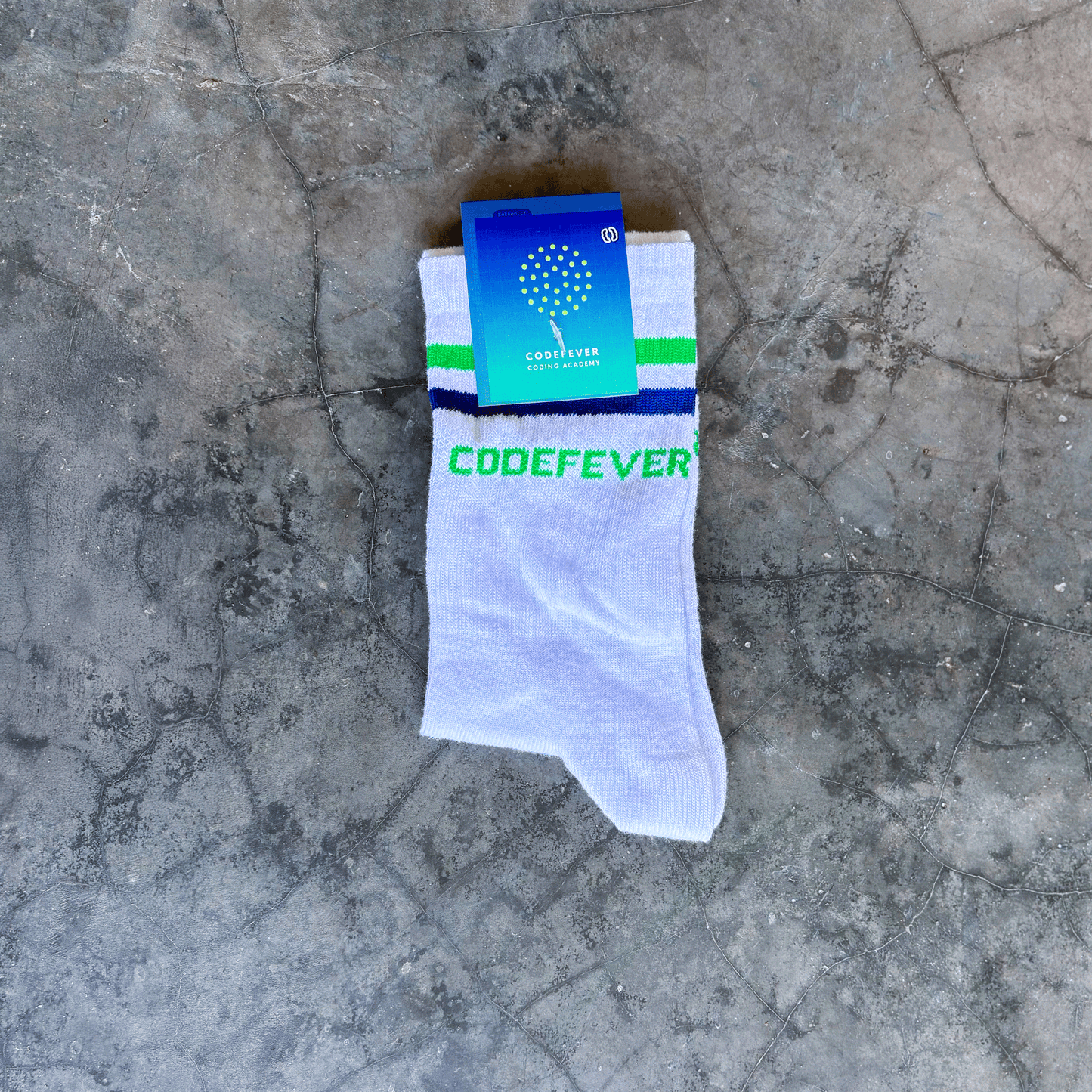 Sokken - Warm feet loading (wit)