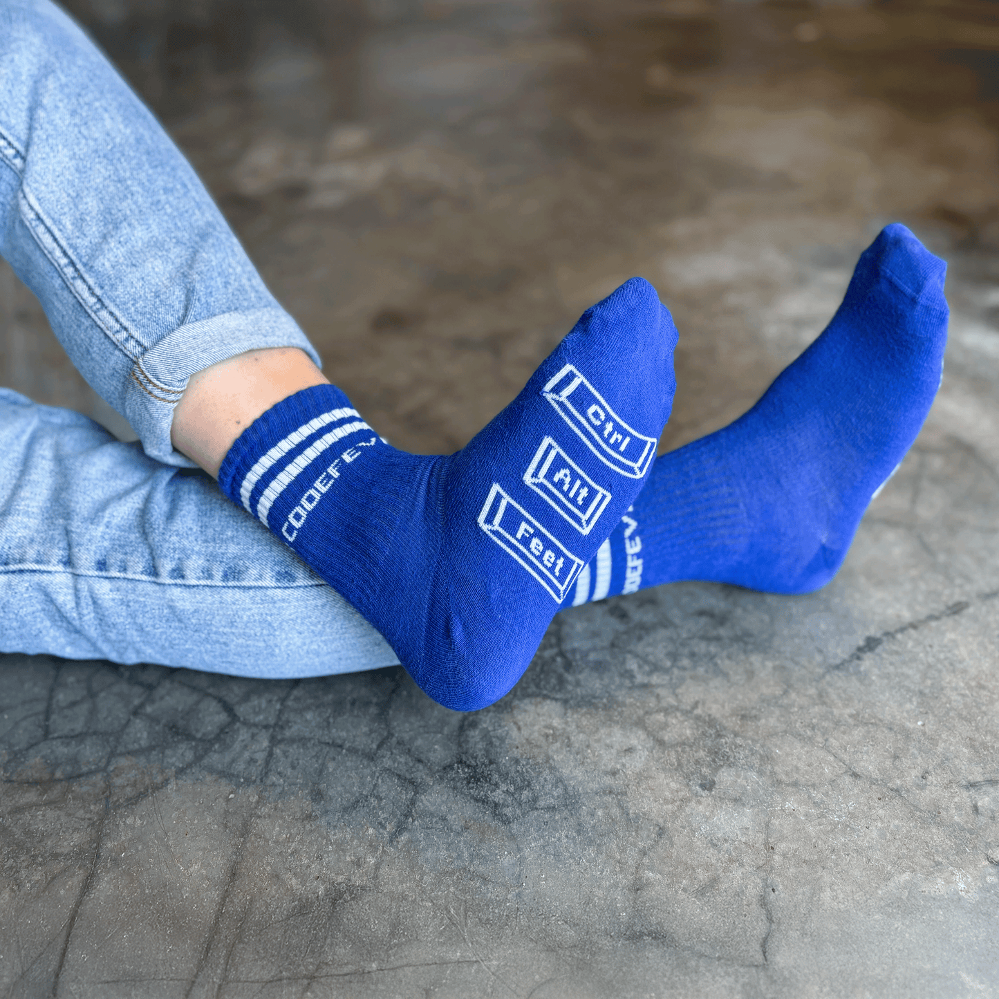 Sokken - Combipack (wit-groen-blauw)