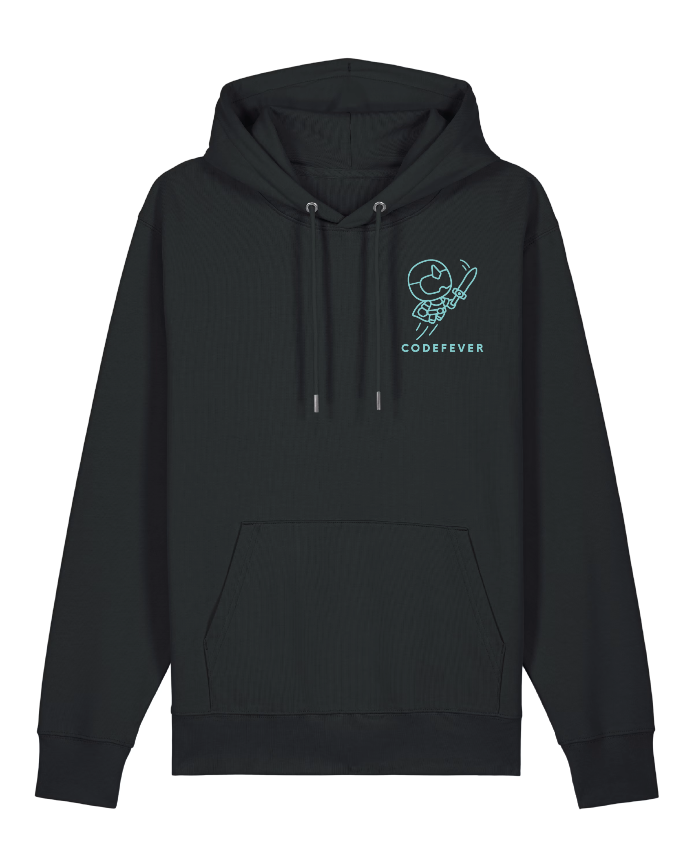 Hoodie - Swordfighter (zwart)