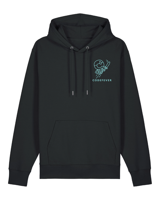 Hoodie - Swordfighter (zwart)